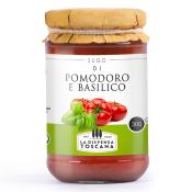 Sauce Tomate au basilic vgan " La Dispensa Toscana " - 300 gr 100% aux tomates de Toscane