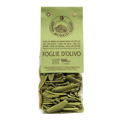 Pâtes aux germe de blé aux épinards Feuilles d'olivier Morelli - 500 gr Pâtes artisanales toscanes