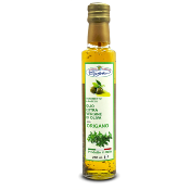 Huile d'olive extra vierge aromatise  l'origan - 250 ml