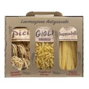 Coffret cadeau gourmand Ptes italiennes typiques Morelli - 1500 gr artisanales toscanes