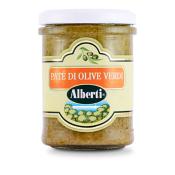 Pt d'olives vertes Cultivar Taggiasca  l'huile d'olive extra vierge Alberti - 170 gr