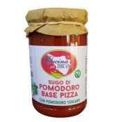 Sauce Tomate pour Pizza vgan Cucina Toscana - 300 gr 100% aux tomates de Toscane