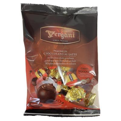 Chocolats au lait fourrés à la crème de noisette Vergani - 100 gr de Chocolat  - Idée Cadeau