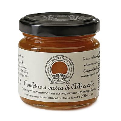 Confiture Extra d' Abricot au sucre de canne Mariangela Prunotto - 110 gr Nature Italienne
