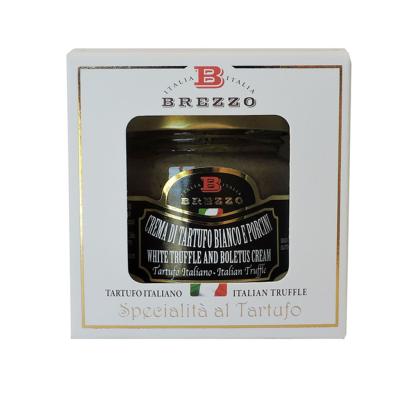 Crème de truffe blanche et cèpes Brezzo - 80 gr Haute Qualité Italienne