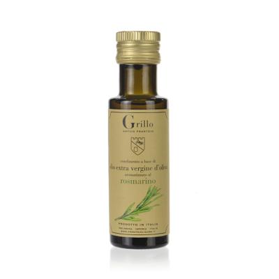 Huile d'olive extra vierge aromatisée au romarin "Cultivar Taggiasca" Antico Frantoio Grillo - 100 ml Excellence de la Ligurie