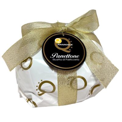 Panettone classique "Q Maiuscola" emballé à la main - 1000 gr