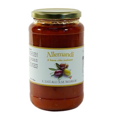Sauce aux olives liguriennes Allemandi - 180 gr 100% Italienne