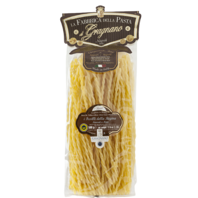 Pâtes de Gragnano I.G.P. Fusilli della Regina "Fabbrica della Pasta" - 500 gr Pâtes artisanales typiques de Naples