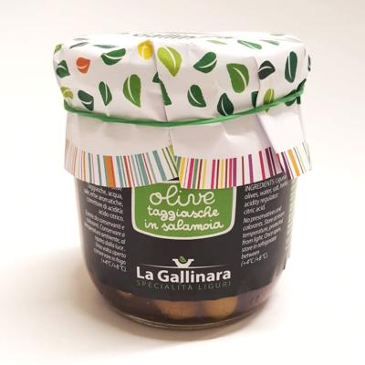 Olives Taggiasche en saumure de La Gallinara – 250 gr excellence typiquement Ligurie Italie
