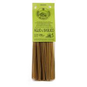 Ptes au germe de bl  l'ail et au basilic Linguine Morelli - 250 gr Ptes artisanales toscanes