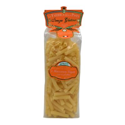 Pâtes sans gluten de Gragnano I.G.P. ‘E Maccarun rayé "Fabbrica della Pasta" - 500 gr Pâtes artisanales typiques de Naples