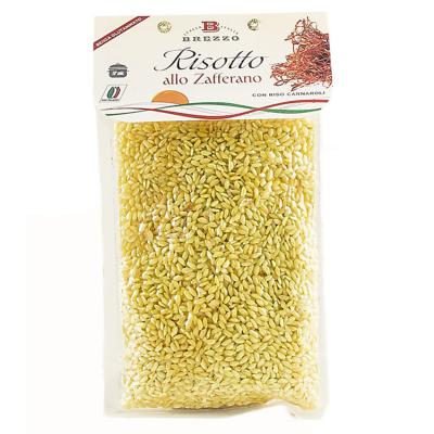 Risotto tout prêt riz carnaroli au safran - 300 gr 100% italien Brezzo