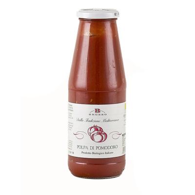 Pulpe de tomate italienne biologique Brezzo - 690 gr 