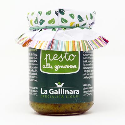 Sauce Pesto " alla Genovese " La Gallinara – 130 gr excellence typiquement Ligurie Italie