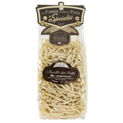 Pâtes de Gragnano I.G.P. Fusilli dei Preti "Fabbrica della Pasta" - 500 gr Pâtes artisanales typiques de Naples