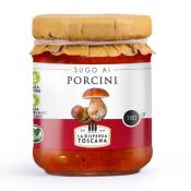 Sauce Tomate aux Cpes vgan " La Dispensa Toscana "  - 300 gr 100% aux tomates de Toscane