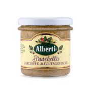 Bruschetta Carciofi e Olive Taggiasche Alberti - 135 gr Eccellenze Liguri