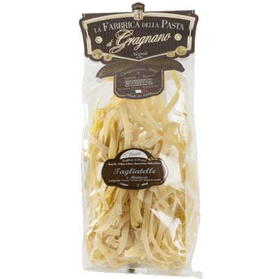 Pâtes de Gragnano I.G.P. 'E Tagliatelle a matassa "Fabbrica della Pasta" - 500 gr Pâtes artisanales typiques de Naples