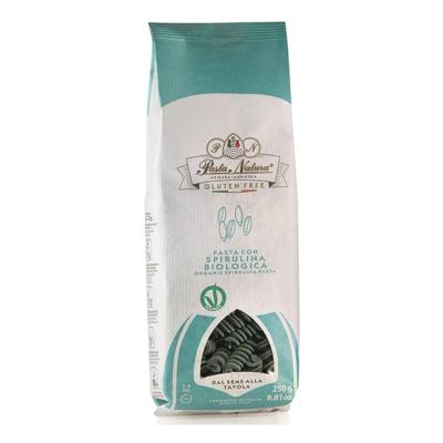 Pâtes BIO à la spiruline Pasta Natura - Fusilli - 250 gr Nature sans gluten