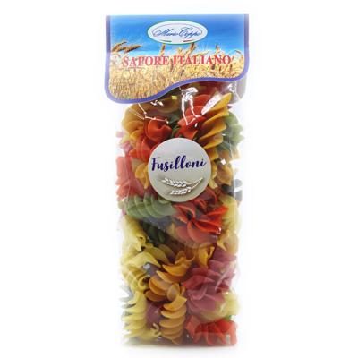 Pâtes italiennes Fusilloni colorés - 250 gr