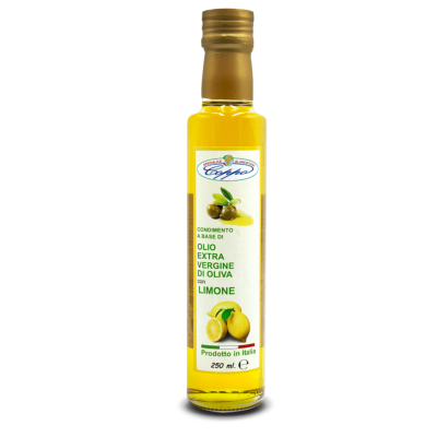Huile d'olive extra vierge aromatisée au citron - 250 ml