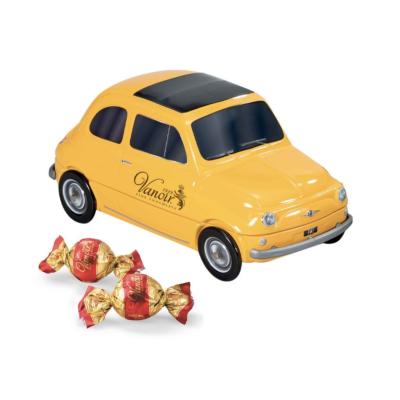 Coffret Cadeau de Chocolats, maquette "Fiat 500"  - 205 gr Idée Box Cadeaux
