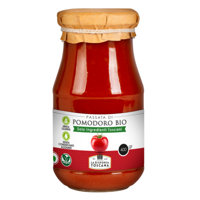 Purée de tomates BIO " La Dispensa Toscana " - 400 gr Nature Italienne