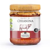 Sauce Ragù à la Viande Toscane Chianina sans gluten " La Dispensa Toscana "  - 180 gr 100% ragù Italien