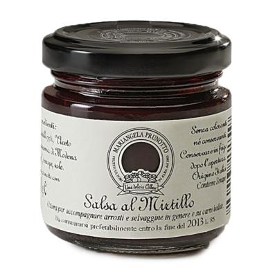 Sauce aux myrtilles ( pour les rôtis et le gibier ) Mariangela Prunotto - 110 gr  Italienne