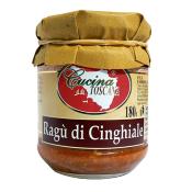 Sauce Rag de Sanglier sans gluten Cucina Toscana - 180 gr 100% rag Italien