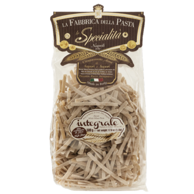 Pâtes de Gragnano I.G.P. ‘E Scialatielli intégrale "Fabbrica della Pasta" - 500 gr Pâtes artisanales typiques de Naples