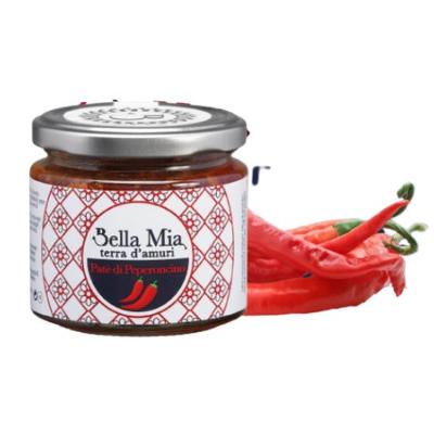 Pâté de piment Bella Mia - 220 gr  spécialité naturelle italienne de Sicile