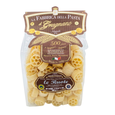 Pâtes de Gragnano I.G.P. Le Ruote "Fabbrica della Pasta" - 500 gr Pâtes artisanales typiques de Naples