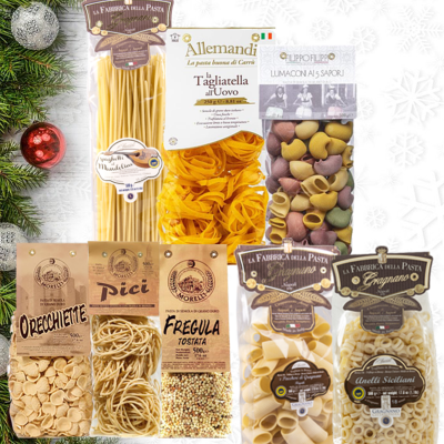 Coffret Cadeau " Sélection de pâtes italiennes ” - Idée Box Cadeau