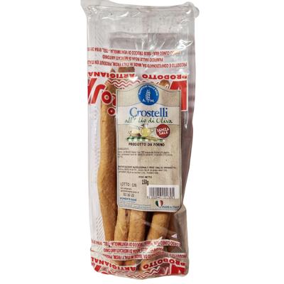 Gressins "Crostelli" à l'huile d'olive sans sel Panificio Valle Roya  - 150 gr