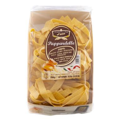 Pappardelle aux œufs "Fabbrica della Pasta" Pâtes de Gragnano I.G.P. - 250 gr Pâtes artisanales typiques de Naples