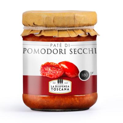 Crème de Tomates Séchées Végan & San Gluten " La Dispensa Toscana " - 180 gr Haute Qualité Italienne