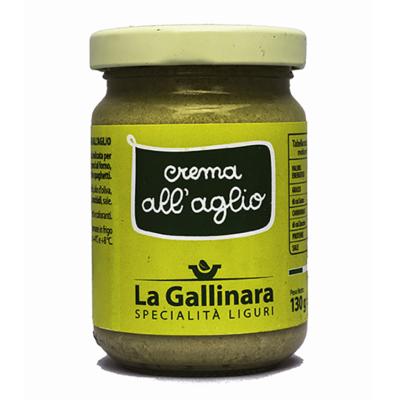 Pâtés à l'ail La Gallinara - 130 gr Crème typiquement Ligurie Italie