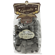 Pâtes de Gragnano I.G.P. 'E Miez Paccheri à l'encre de seiche "Fabbrica della Pasta" - 500 gr Pâtes artisanales typiques de Naples