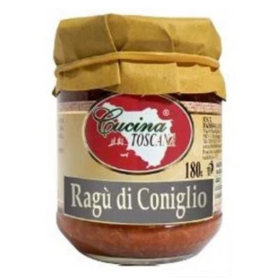 Sauce Ragù de Lapin sans gluten Cucina Toscana - 180 gr 100% ragù Italien