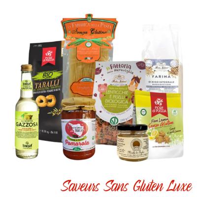 Coffret Cadeau “Saveurs Sans Gluten Luxe” - Spécialités de la Cuisine italienne