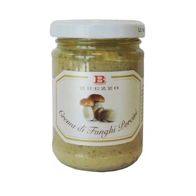 Crème de champignons aux cèpes - 135 gr Haute Qualité Italienne Brezzo