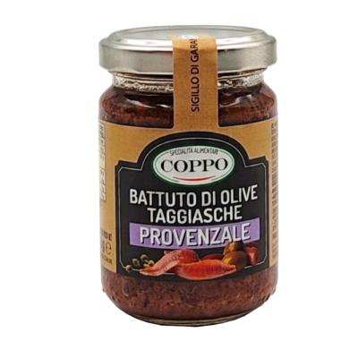 Concassé Olives Taggiasca à la provençale - 130 gr Spécialité Italienne