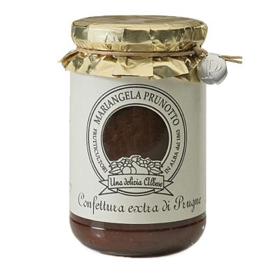 Compote Extra de prunes au sucre de canne Mariangela Prunotto - 345 gr Nature Italienne 