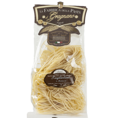 Pâtes de Gragnano I.G.P. 'E Tagliolini a matassa "Fabbrica della Pasta" - 500 gr Pâtes artisanales typiques de Naples