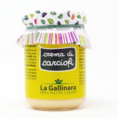 Pâtés d'artichaut La Gallinara - 130 gr Crème typiquement Ligurie Italie