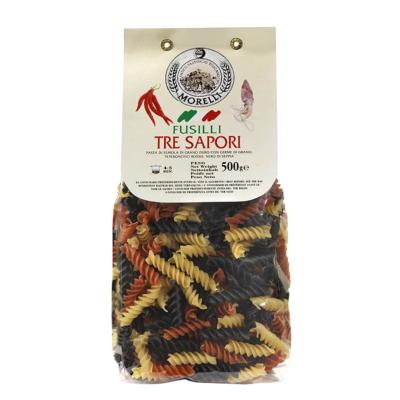 Pâtes aux trois saveurs Fusilli Morelli - 500 gr Pâtes artisanales toscanes