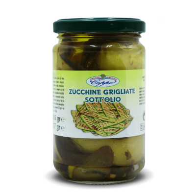 Courgettes grillées à l'huile de tournesol - 285 gr