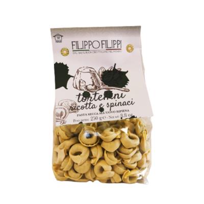 Tortellini à la ricotta et aux épinards Filippo Filippi pâtes Allemandi - 250 gr excellence italienne
